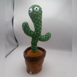 Dancing Cactus Plush Toy Interactive Musical Singing Wiggle Cactus